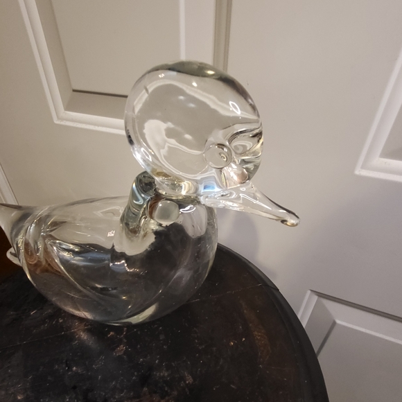Murano V. Nason Hand Blown Glass Heavy Duck Decanter Signed - Picture 3 of 16